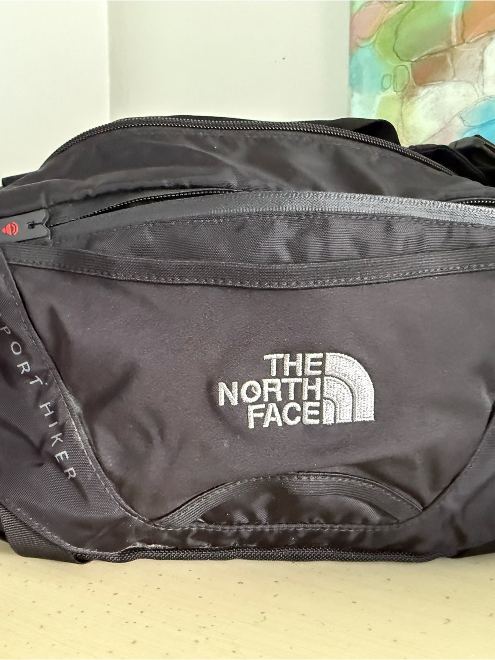 The North Face Sport Hiker 9L Black Lumbar Waist Fanny Pack Hiking Bag